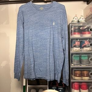 Ralph Lauren Heather Blue Crewneck Tee